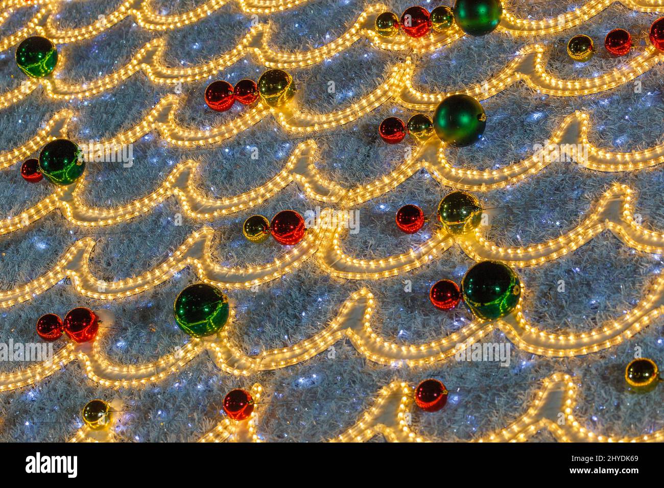 christmas ornament background and texture Stock Photo