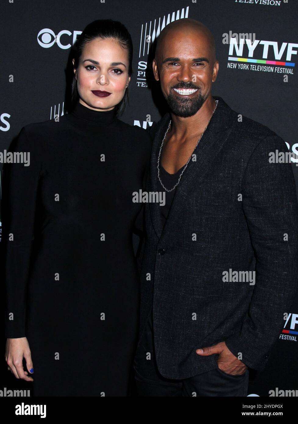 Lina Esco & Shemar Moore attends the S.W.A.T. World Premiere Held at