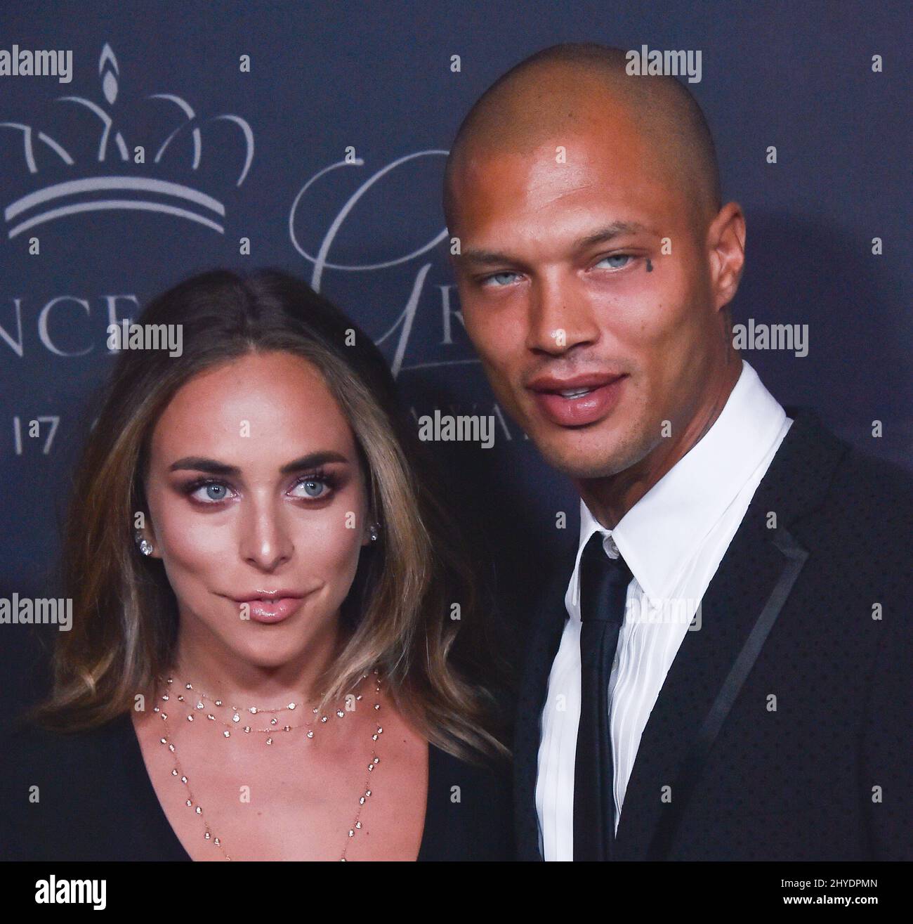 Chloe Green and Jeremy Meeks attending the 2017 Princess Grace Awards