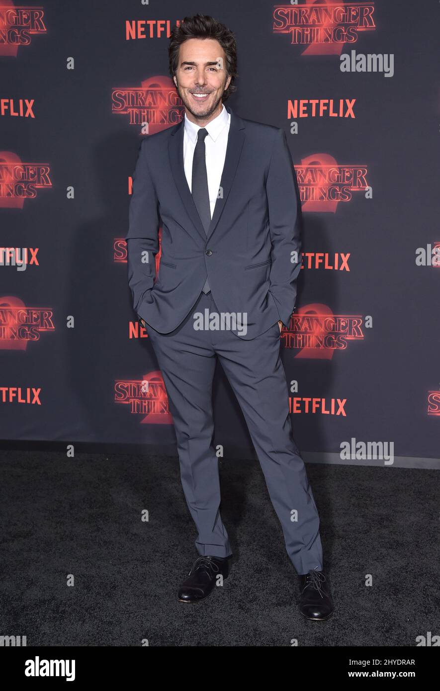 Shawn Levy attending Netflix's Stranger Things 2 Premiere Event Stock