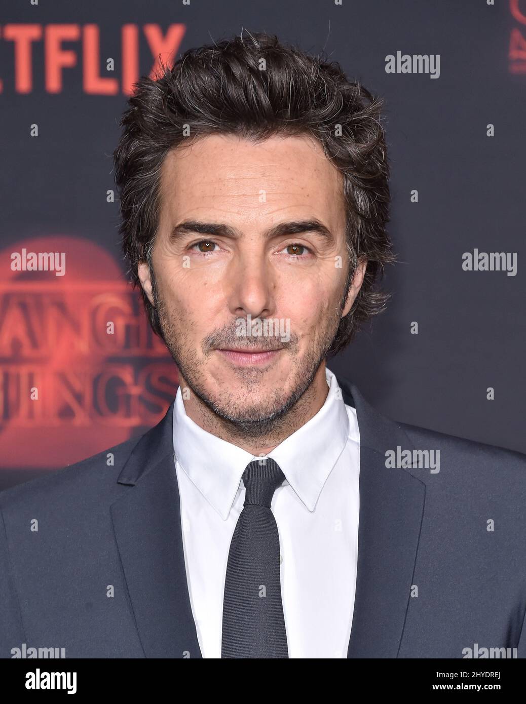 Shawn Levy attending Netflix's Stranger Things 2 Premiere Event Stock