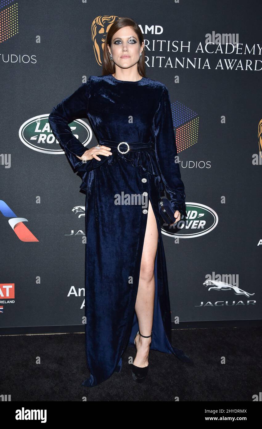 Charity Wakefield attending the 2017 AMD British Academy Britannia Awards held at the Beverly Hilton Hotel in Los Angeles, USA Stock Photo