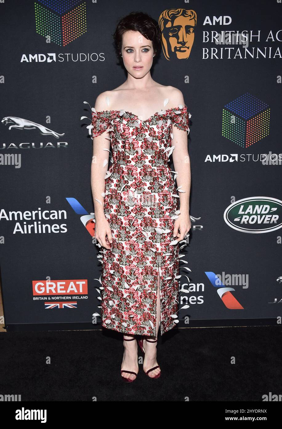 Claire Foy Attending The 2017 Amd British Academy Britannia Awards Held