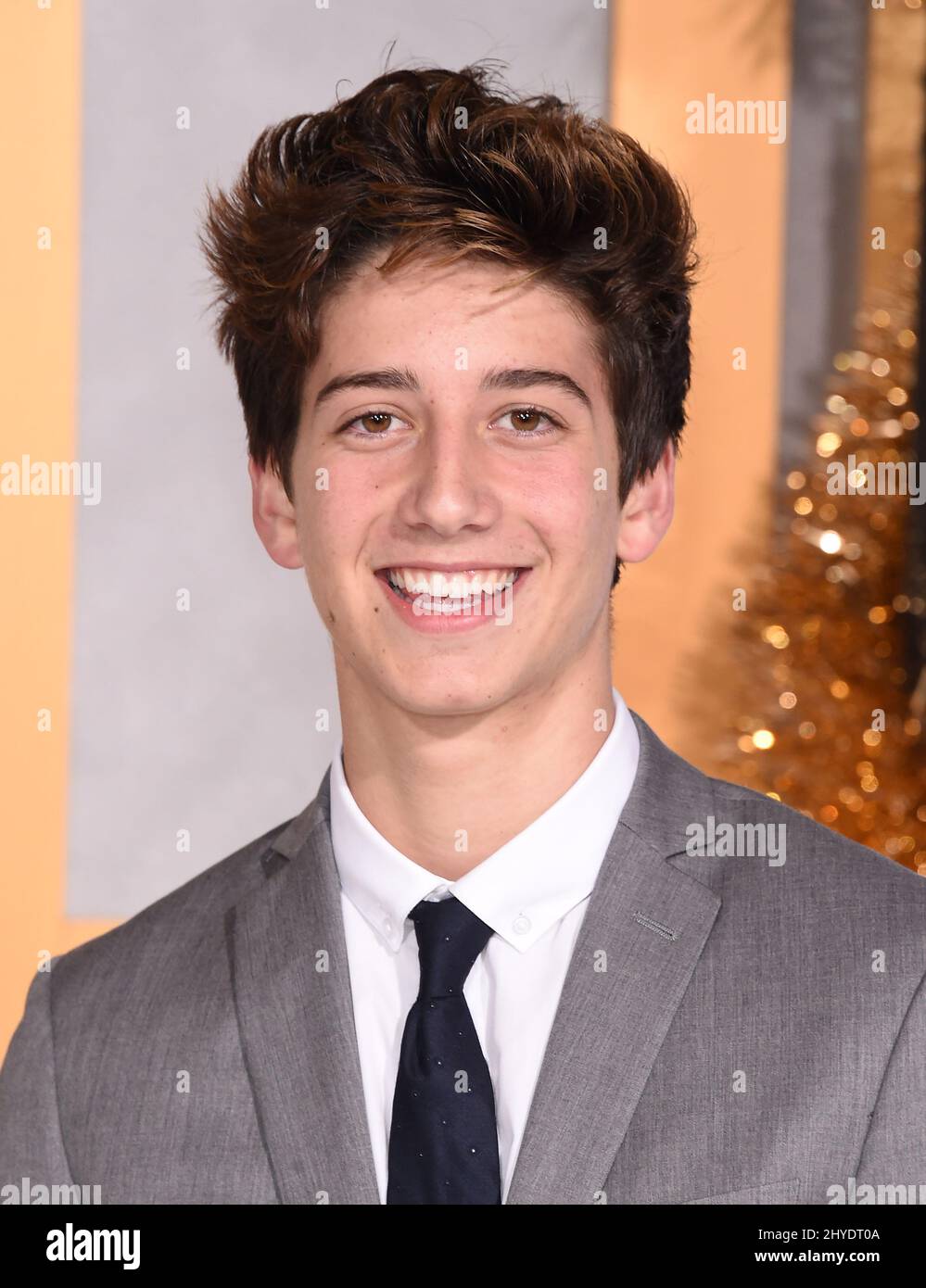 Milo Manheim attending the premiere of A Bad Moms Christmas in Los