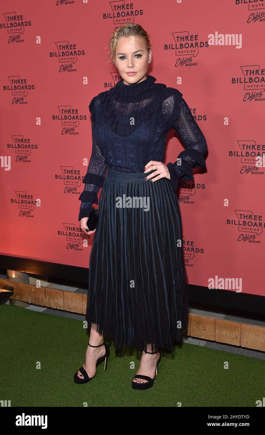 Abbie Cornish attending "Three Billboards Outside Ebbing, Missouri