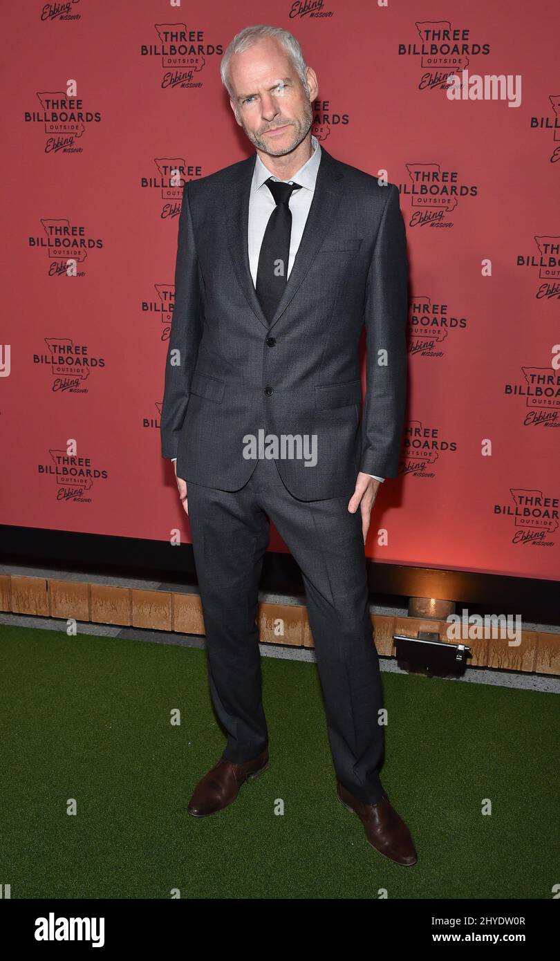 Martin McDonagh attending 'Three Billboards Outside Ebbing, Missouri' premiere held at NeueHouse Hollywood in Los Angeles, USA Stock Photo