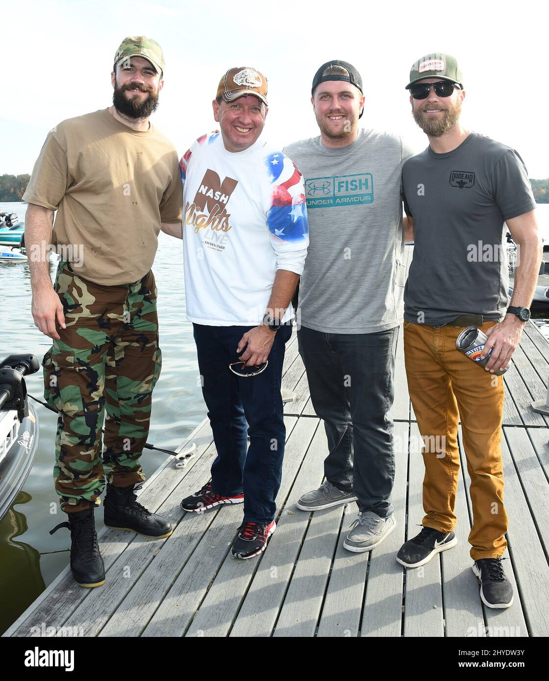 Sam Hunt, Shawn Parr, Jake Parr and Dierks Bentley The Legends "Cast