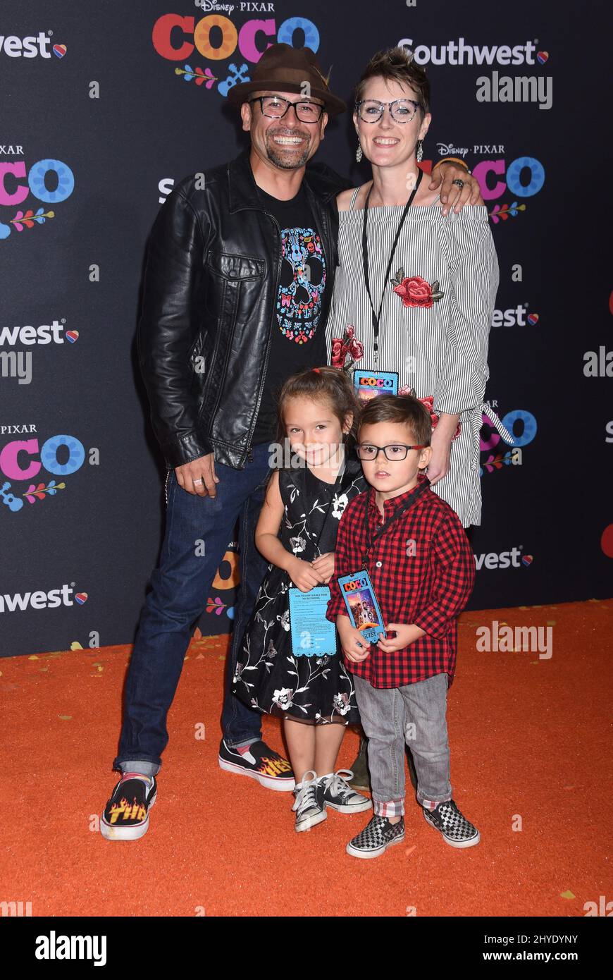 Lombardo Boyar attending the premiere of Coco in West Hollywood, California Stock Photo