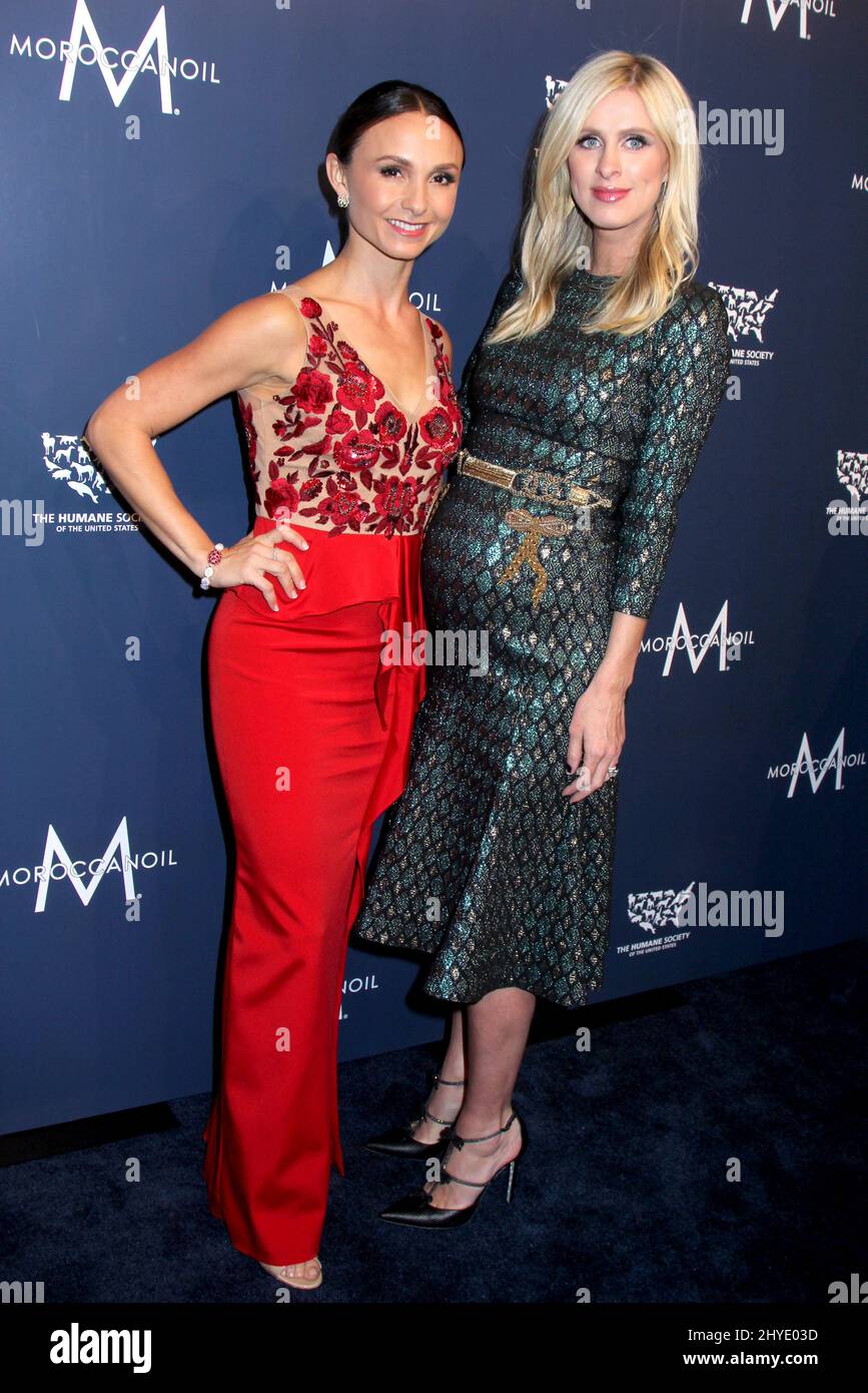 Georgina Bloomberg & Nicky Hilton Rothschild attending The Humane Societys 'To the Rescue' Gala held at Cipriani 42nd in New York, USA Stock Photo