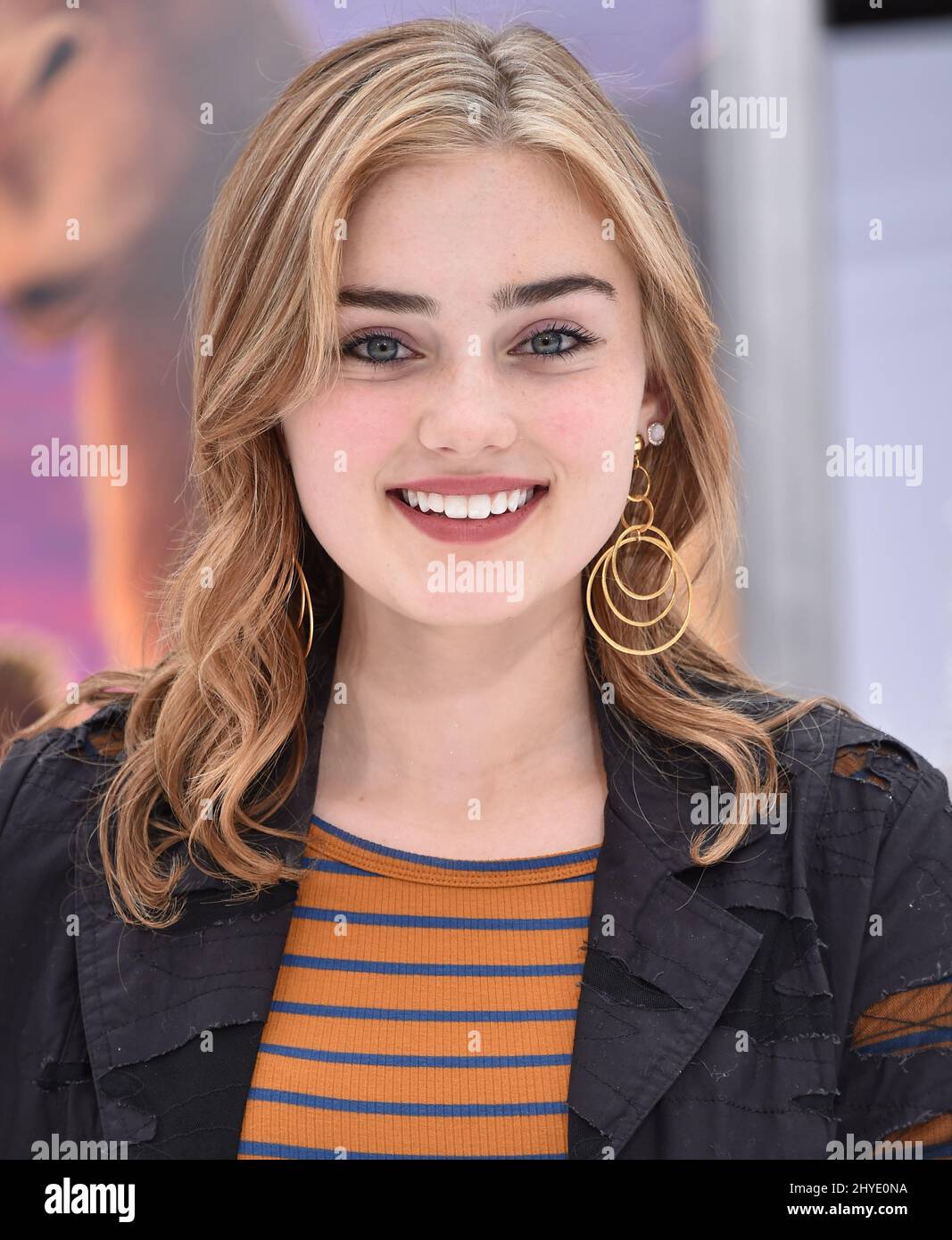 Meg Donnelly attending the world premiere of The Star, in Los Angeles