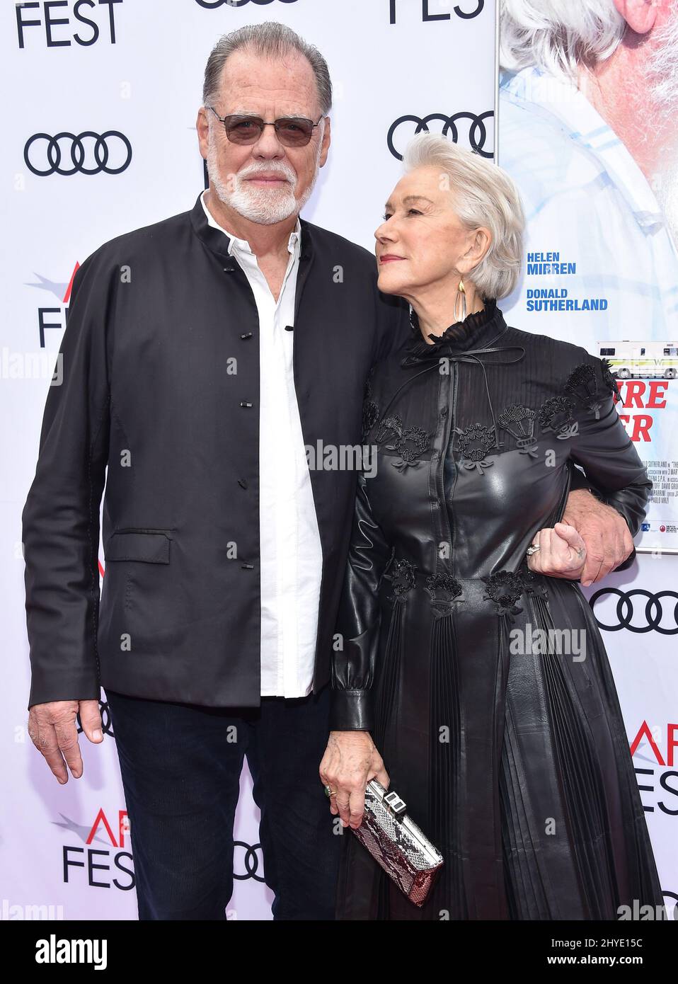 Taylor Hackford and Helen Mirren attending The Leisure Seeker Premiere