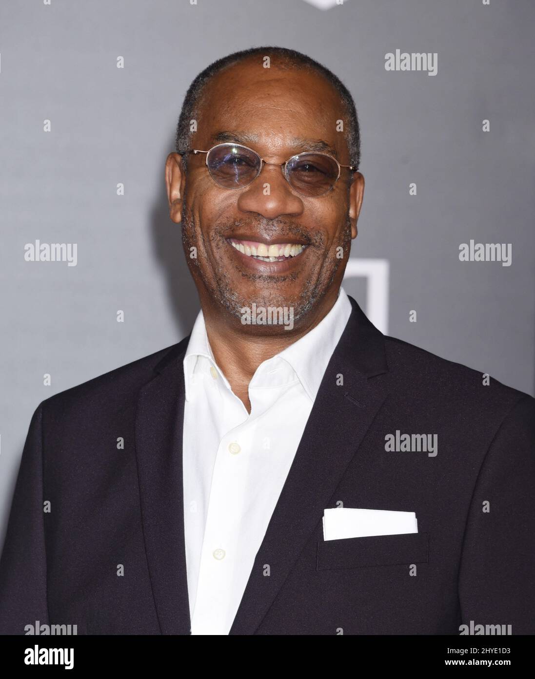 Joe Morton attending the world premiere of Justice League held at the