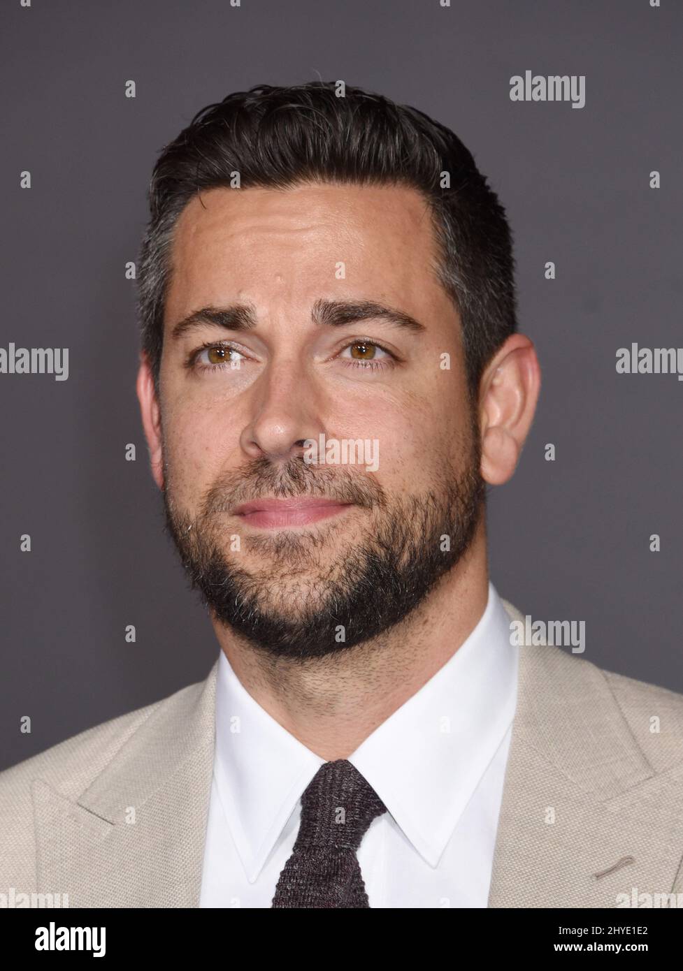 Zachary Levi attending the world premiere of Justice League held at the