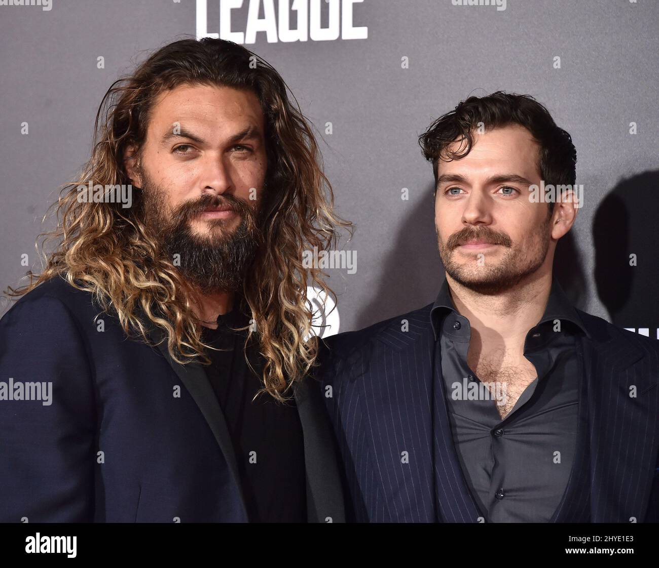 Henry Cavill And Jason Momoa Attending The World Premiere Of Justice Henry Cavill And Jason Momoa Attending The World Premiere Of Justice