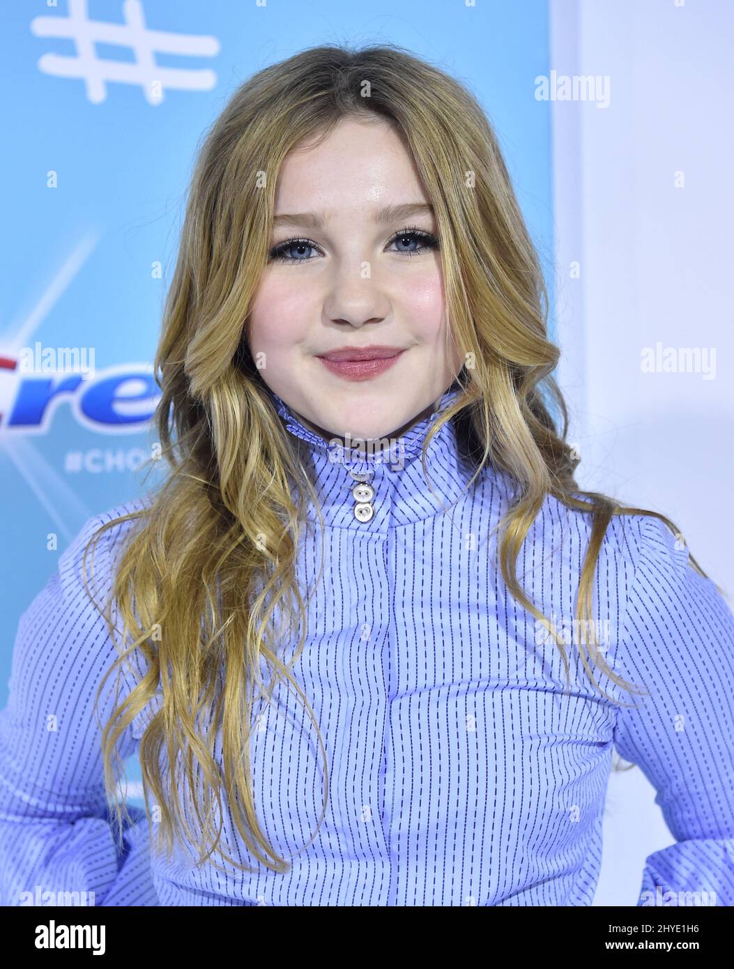 Ella Anderson attending the premiere of Wonder in Westwood, California Stock Photo