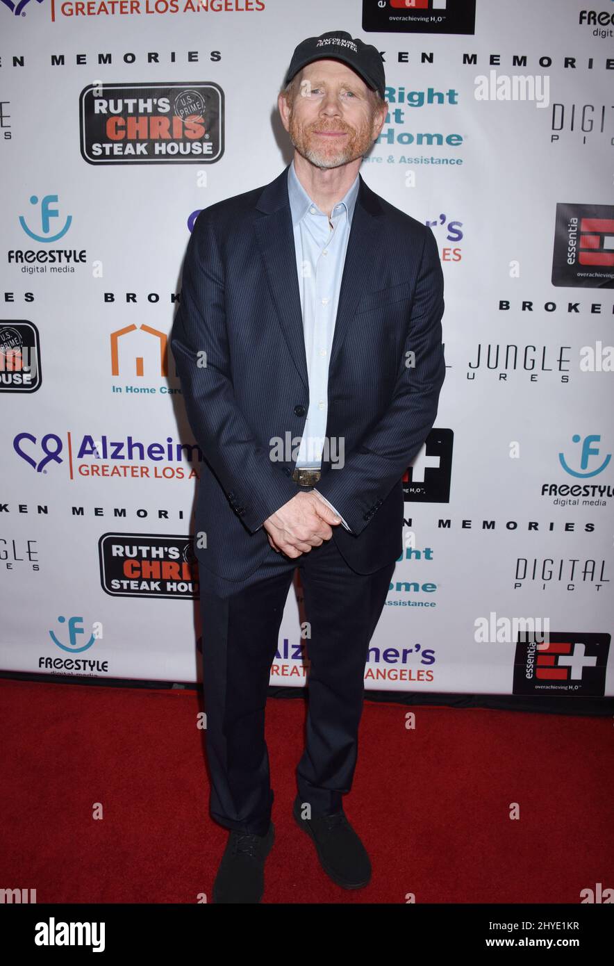 Ron Howard attending the premiere of Broken Memories in Los Angeles, Callfornia Stock Photo