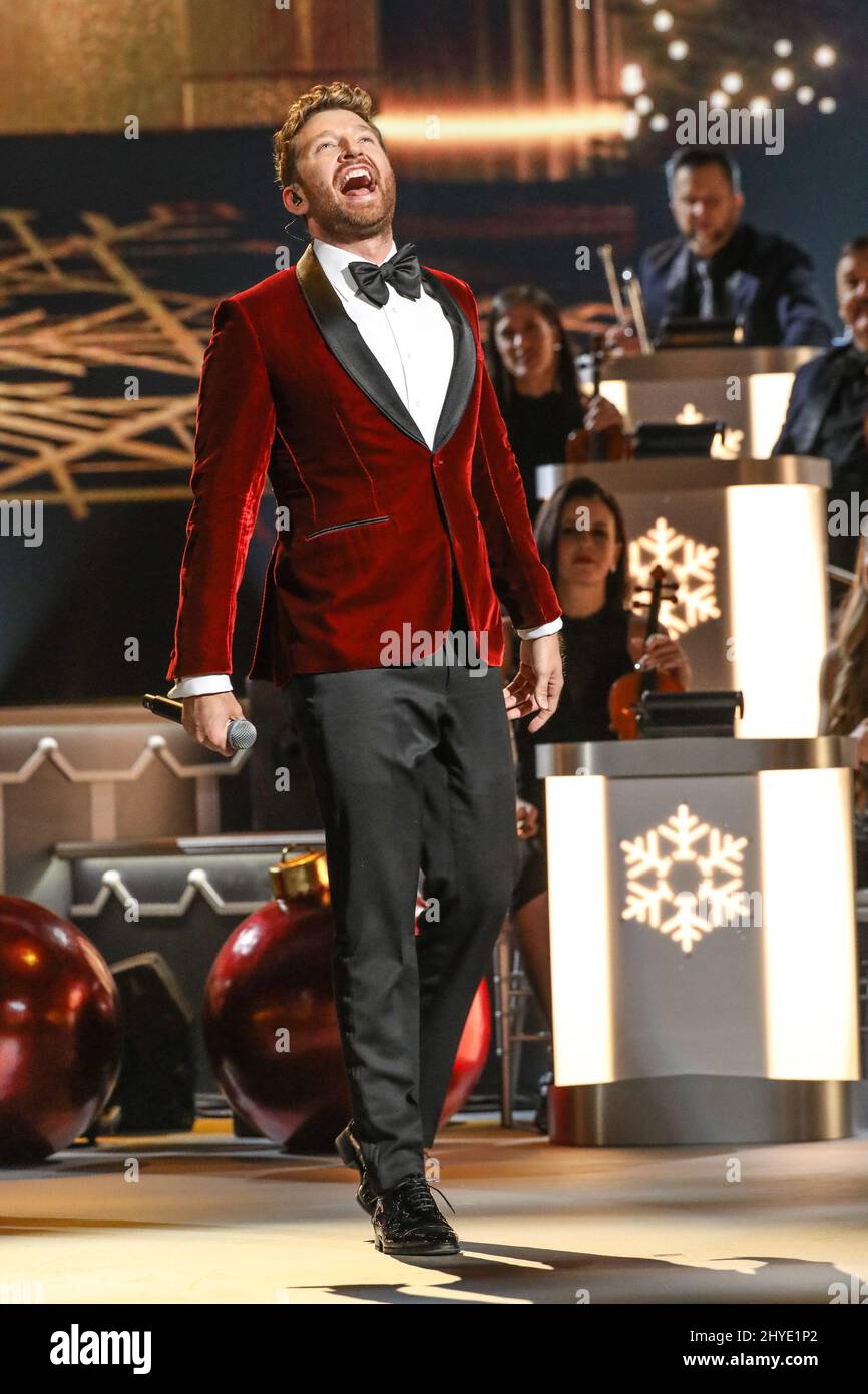 Brett Eldredge during the 8th Annual CMA Country Christmas taping