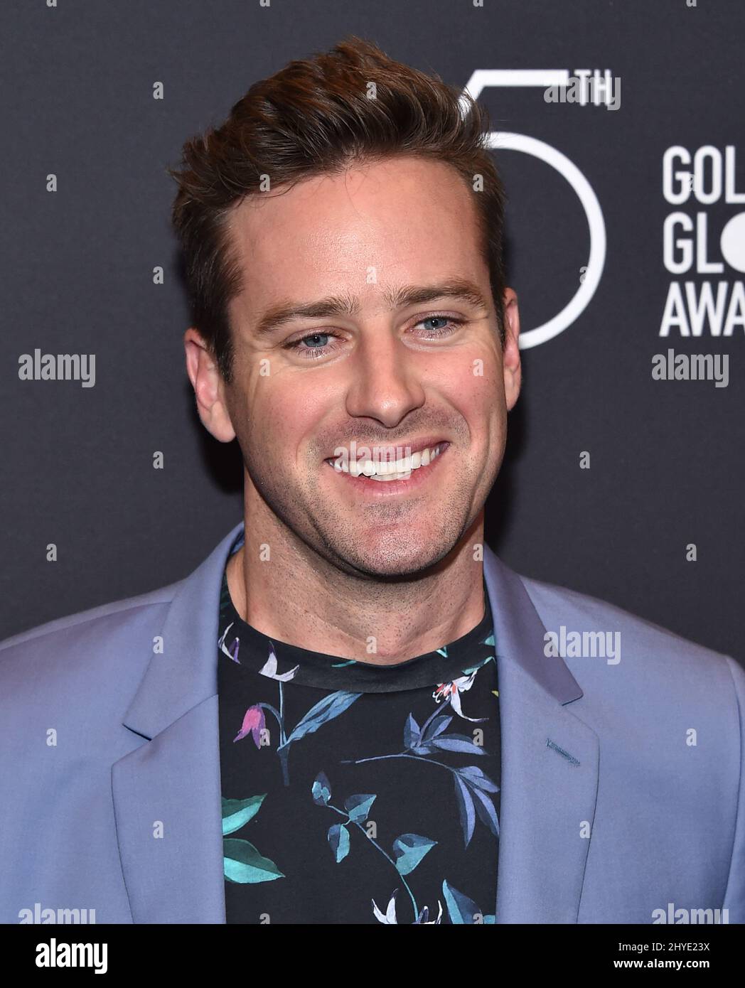 Armie Hammer at the Hollywood Foreign Press Association (HFPA) and