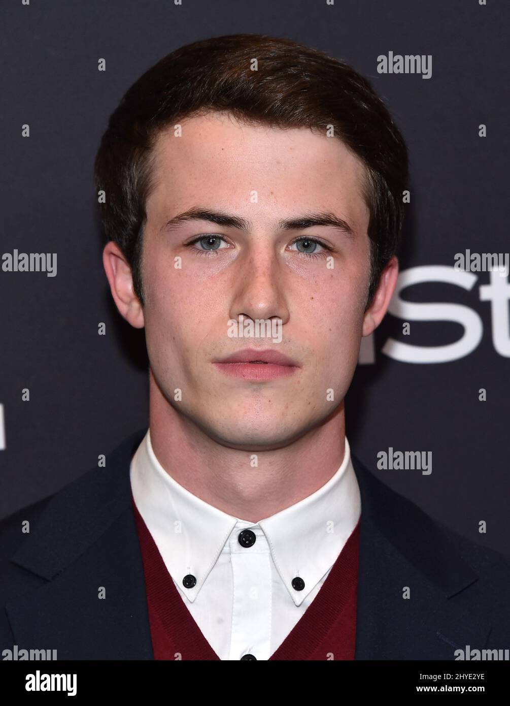 Dylan Minnette attending the Hollywood Foreign Press Association (HFPA