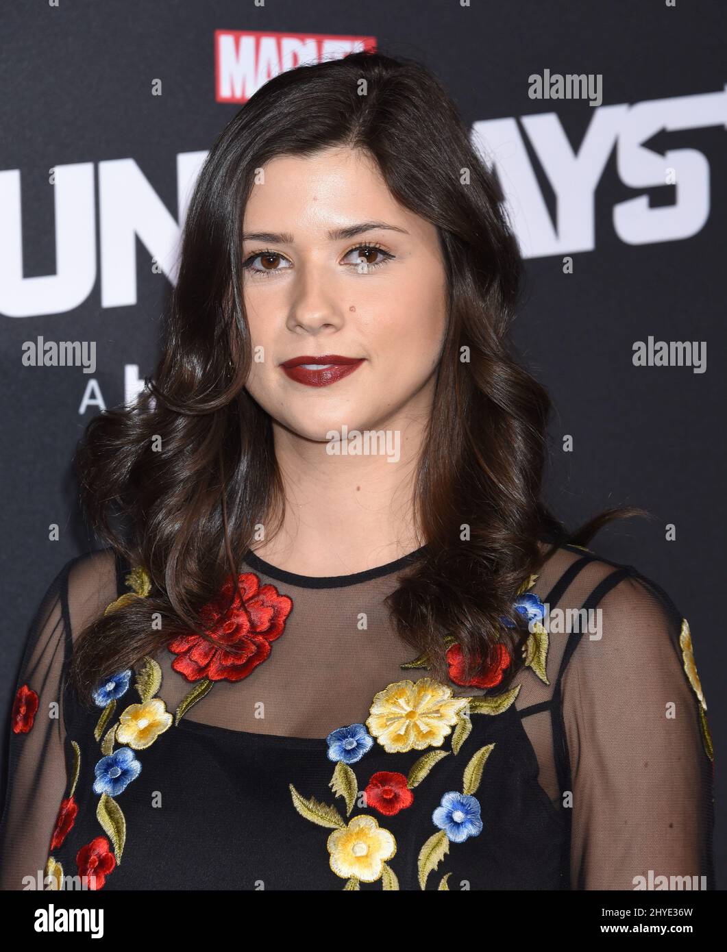 Amber Coney attending Marvel's "Runaways" Premiere Event held in Los