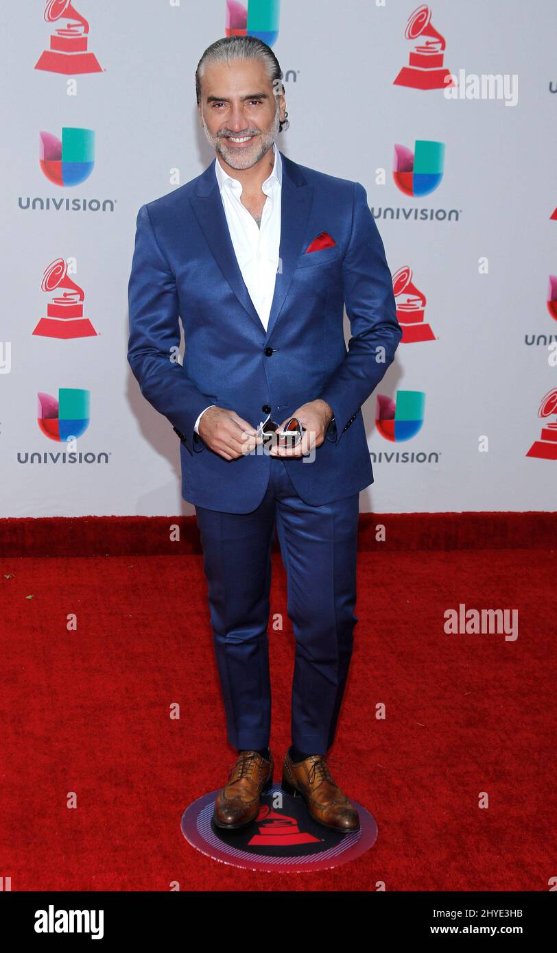 Alejandro Fernandez attending the 18th Annual Latin Grammy Awards held at the MGM Grand Garden Arena on November 16, 2017 Stock Photo