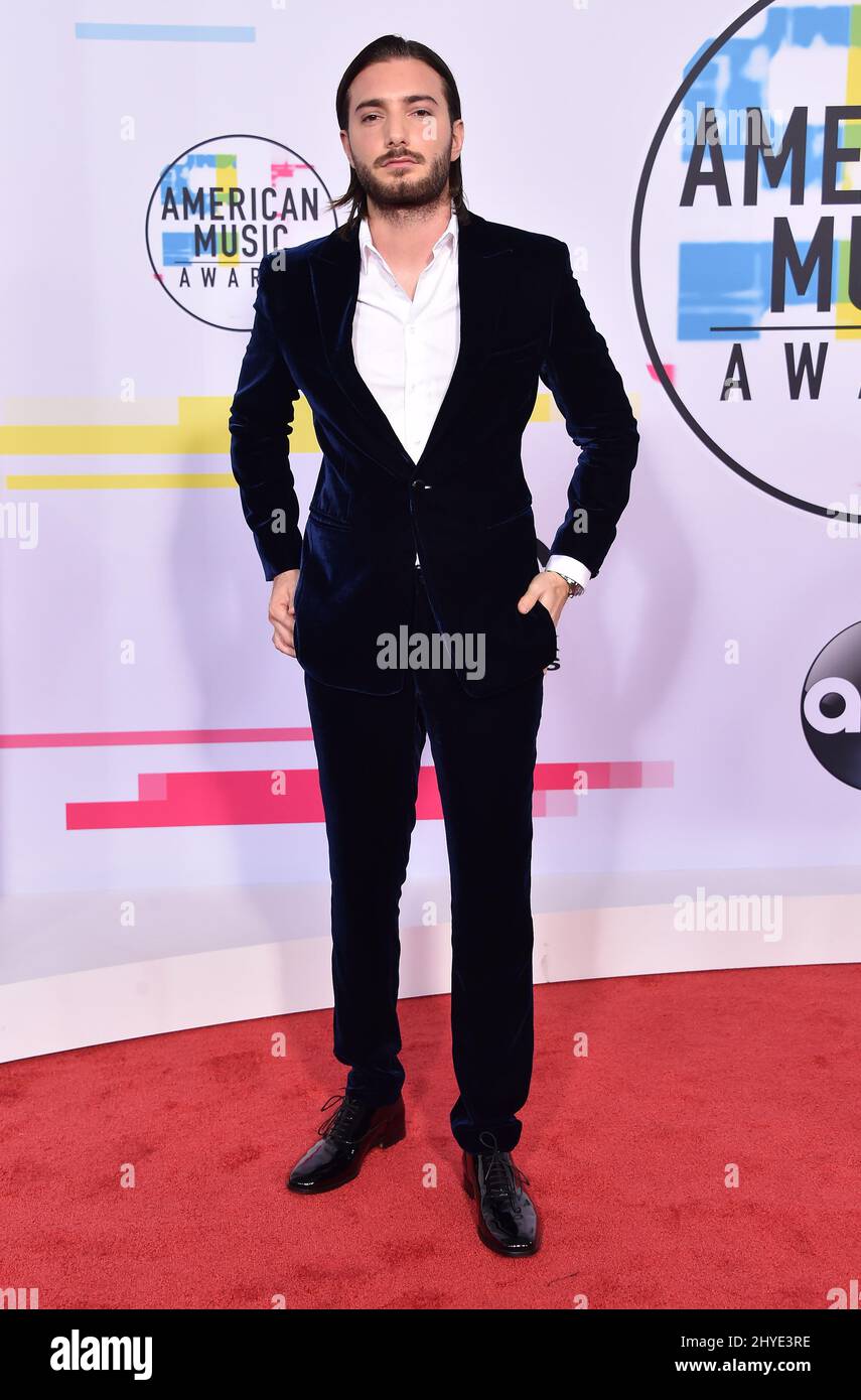 Alesso at the 2017 American Music Awards held at the Microsoft Theatre L.A. Live Stock Photo