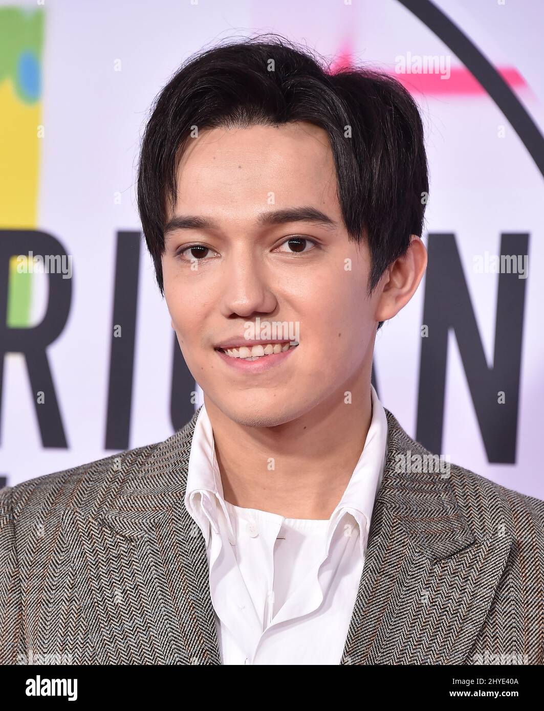 Jackson Wong at the 2017 American Music Awards held at the Microsoft ...