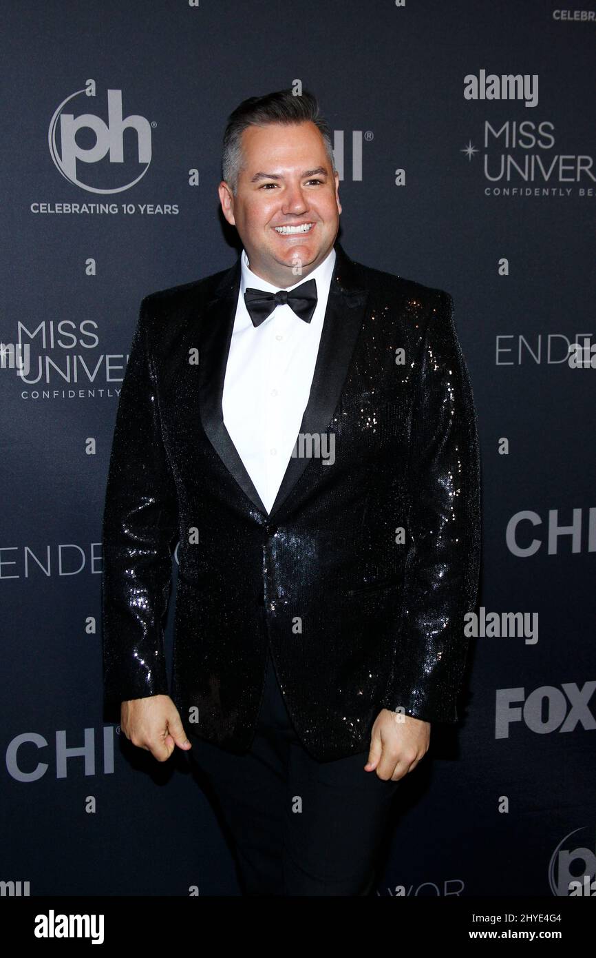 Ross Mathews on the red carpet during the The 66th Miss Universe