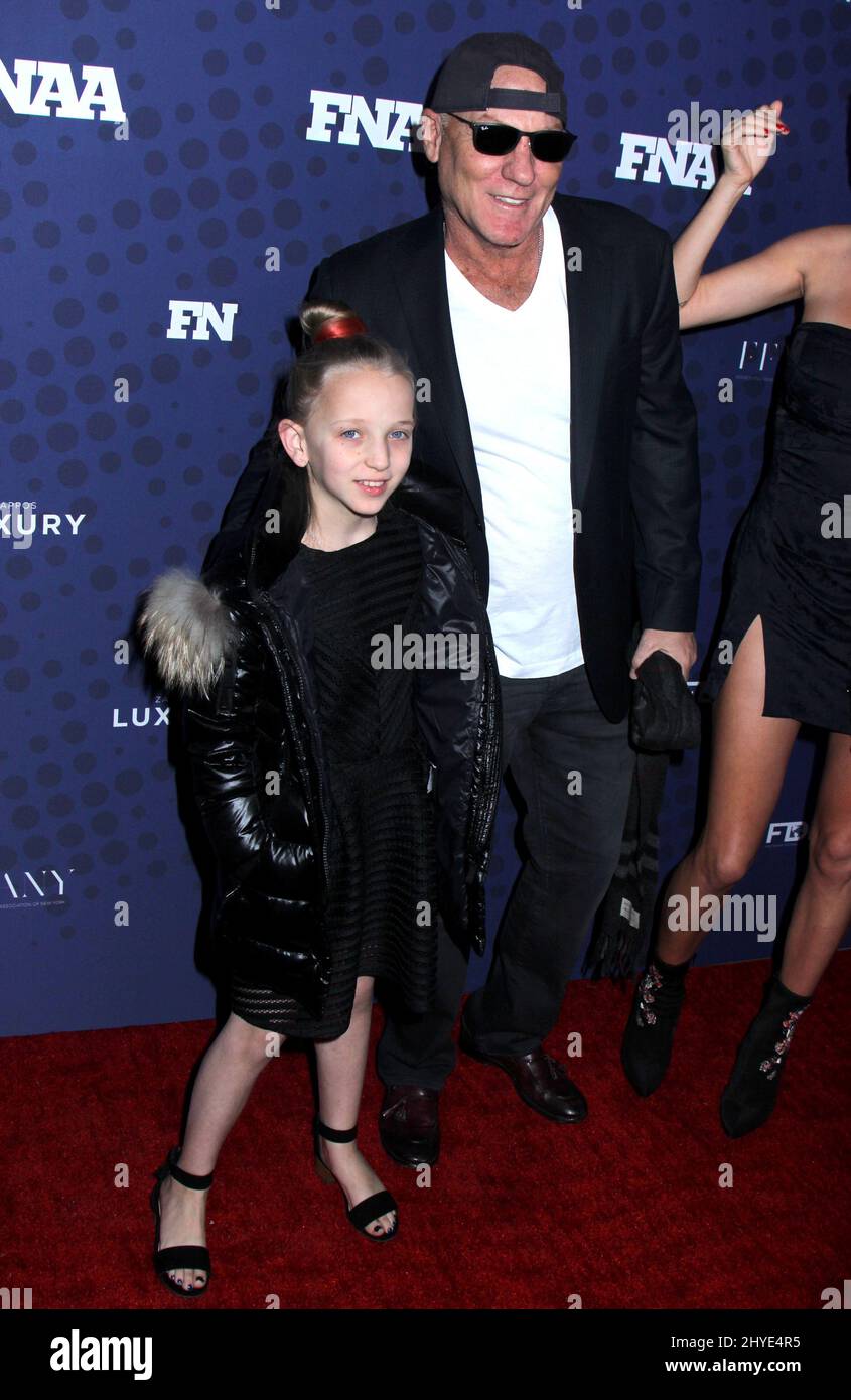 Steve Madden & daughter Goldie Ryan Madden attending the 31st FN Achievement Awards in New York Stock Photo
