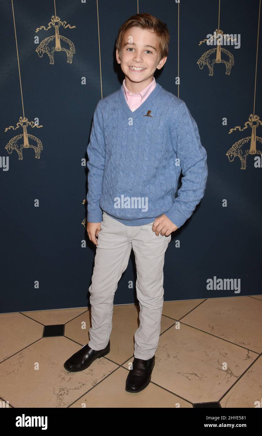 Parker Bates attending the Brooks Brothers and St. Jude Annual Holiday Party held at the Brooks Brothers Rodeo Drive Store in Beverly Hills, CA. Stock Photo