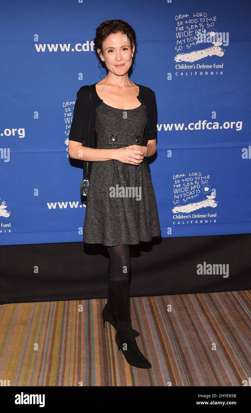 Reiko Aylesworth attending the Children's Defense Fund 27th Annual Beat the Odds Awards event at Beverly Wilshire Hotel in Beverly Hills, California Stock Photo