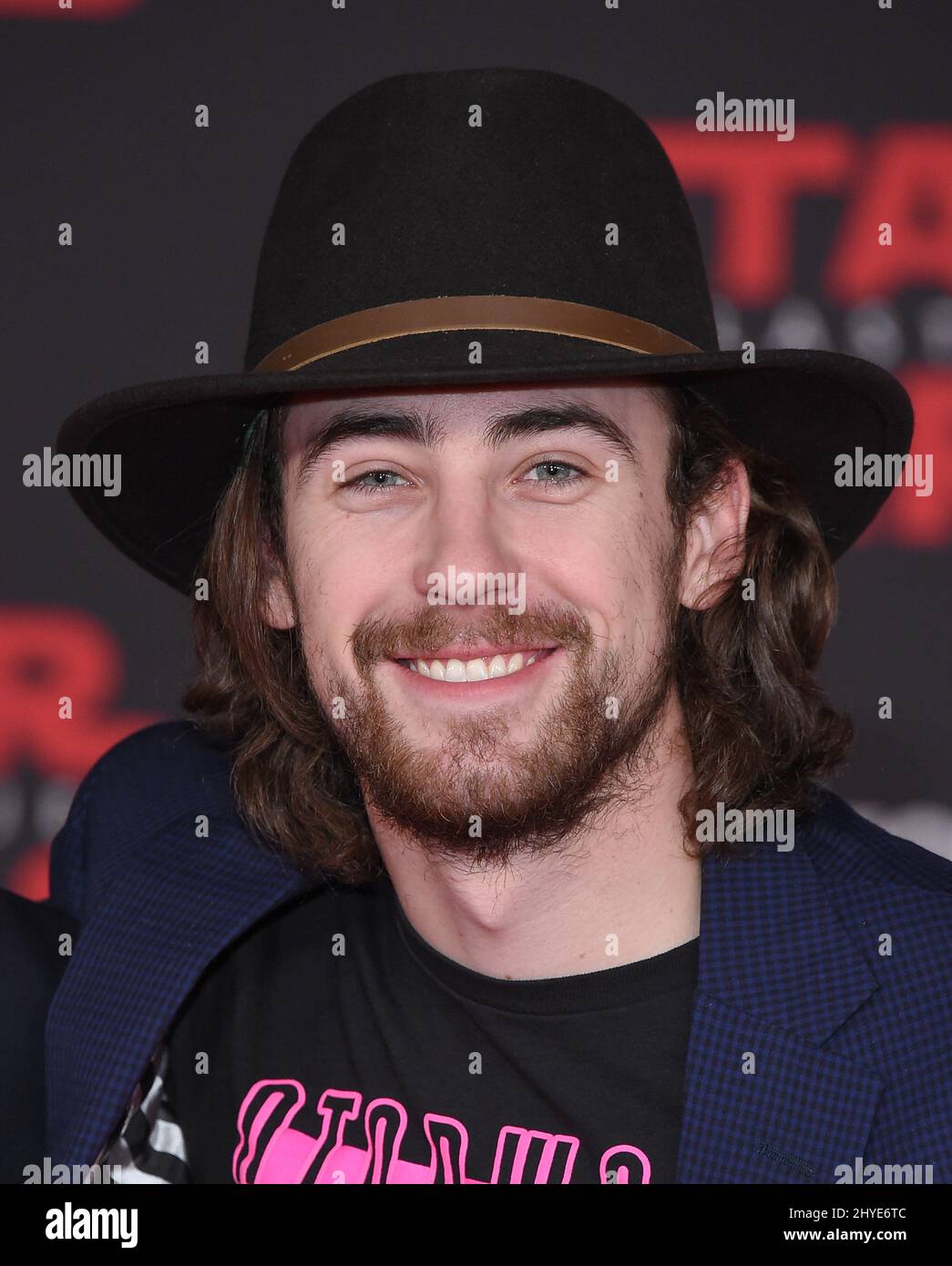 Ryan Blaney at the world premiere of Lucasfilm's "Star Wars The Last