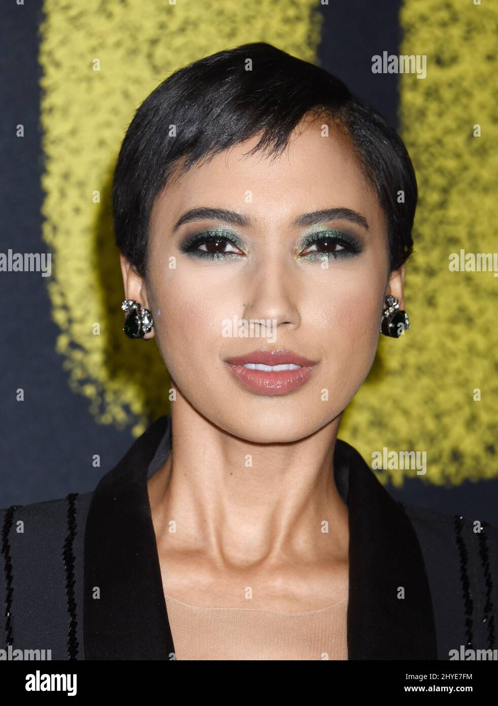 Andy Allo attending the Pitch Perfect 3 World Premiere in Los Angeles