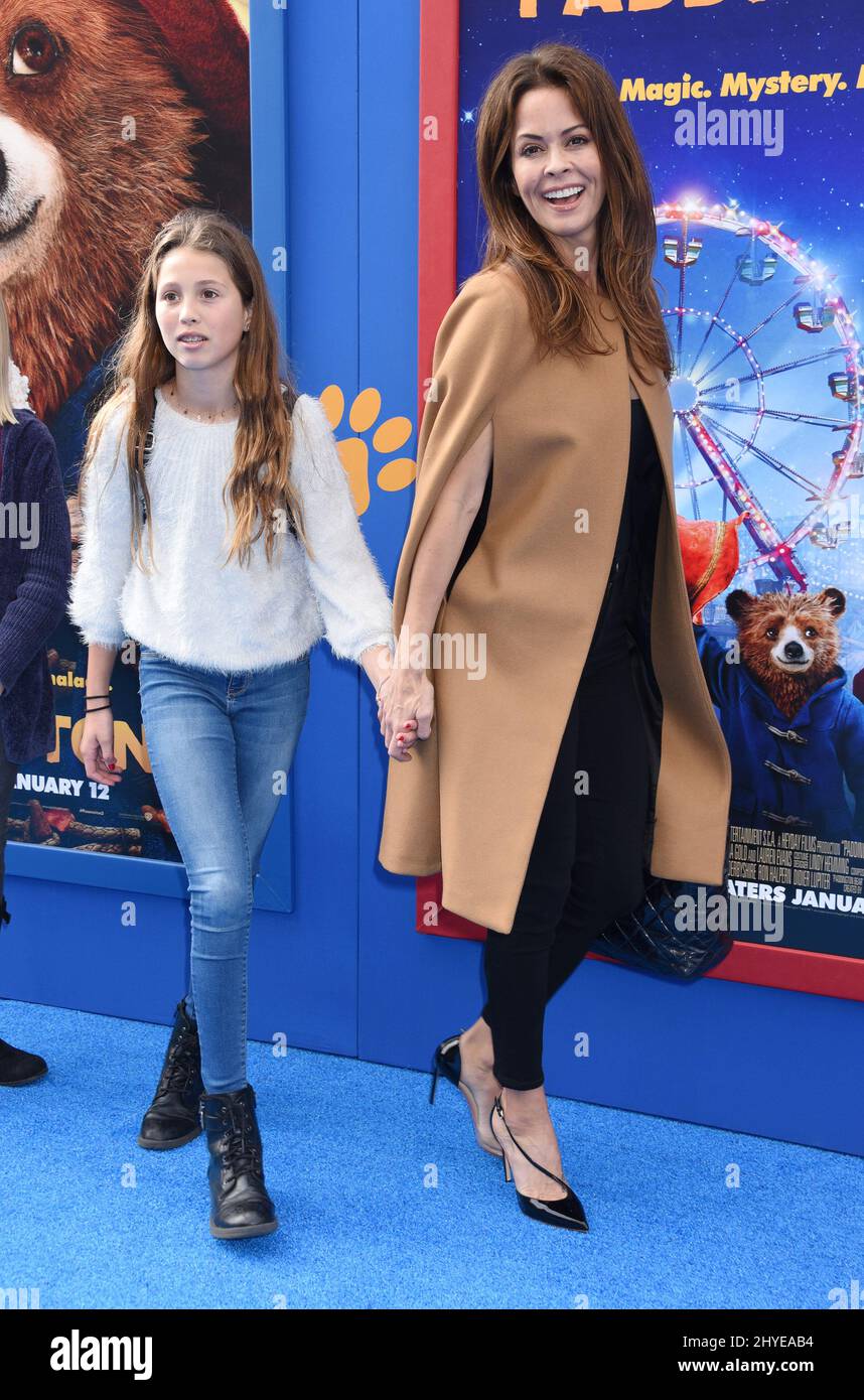 Brooke BurkeCharvet and Heaven Rain Charvet at "Paddington 2" U.S