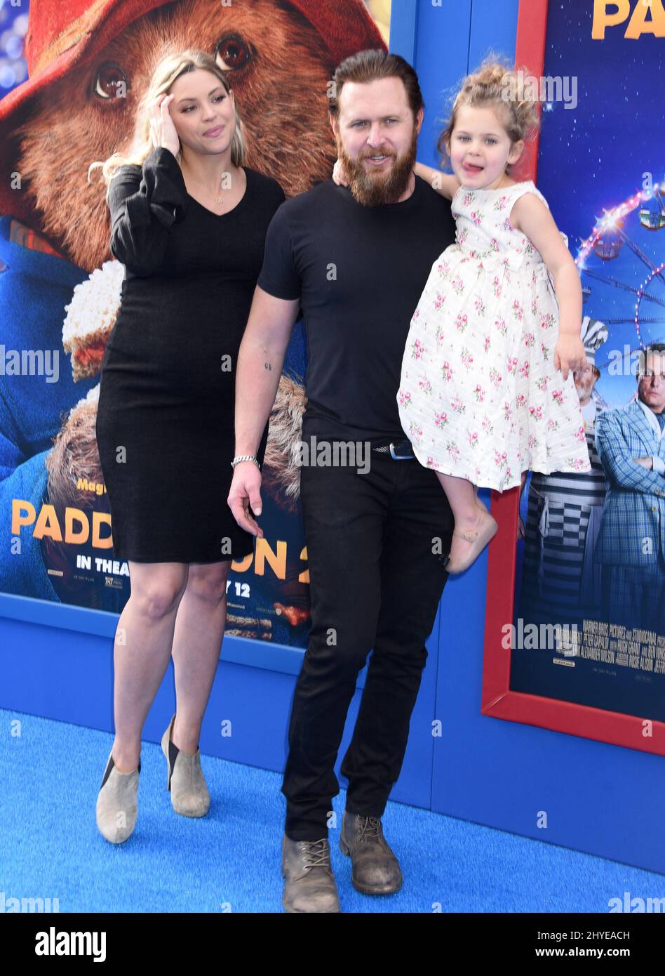 Abigail Ochse, Willow Phoenix Buckley, A.J. Buckley at "Paddington 2" U