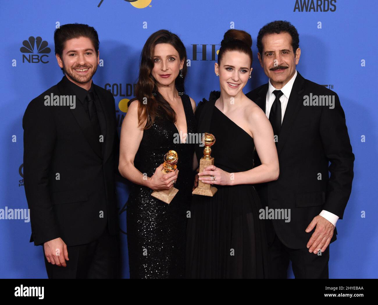 The Marvelous Mrs. Maisel 'Cast' in the press room at the 75th Annual