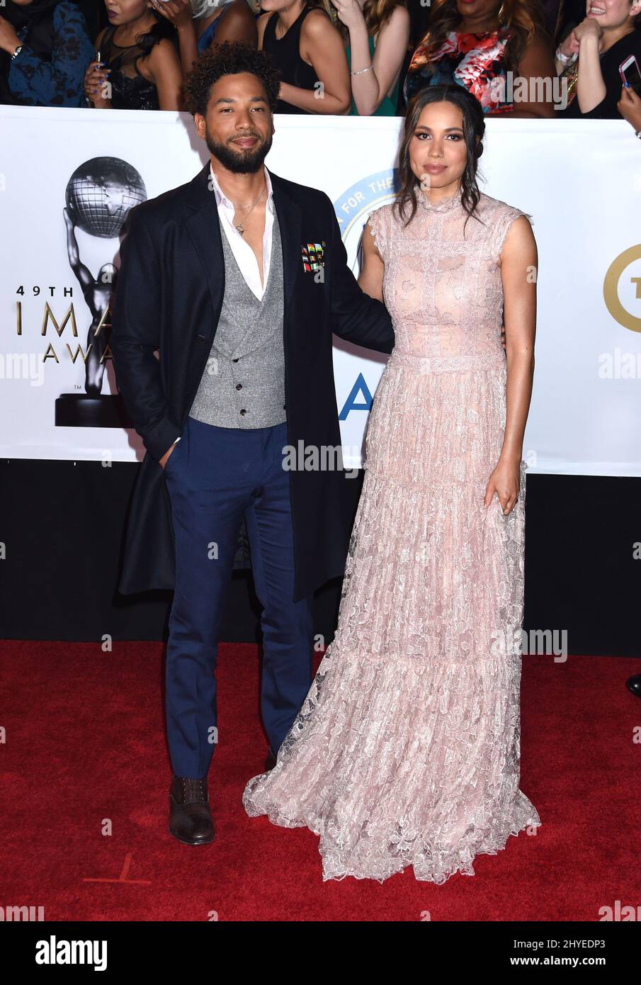 Jussie Smollett and Jurnee Smollett-Bell at the 49th NAACP Image Awards