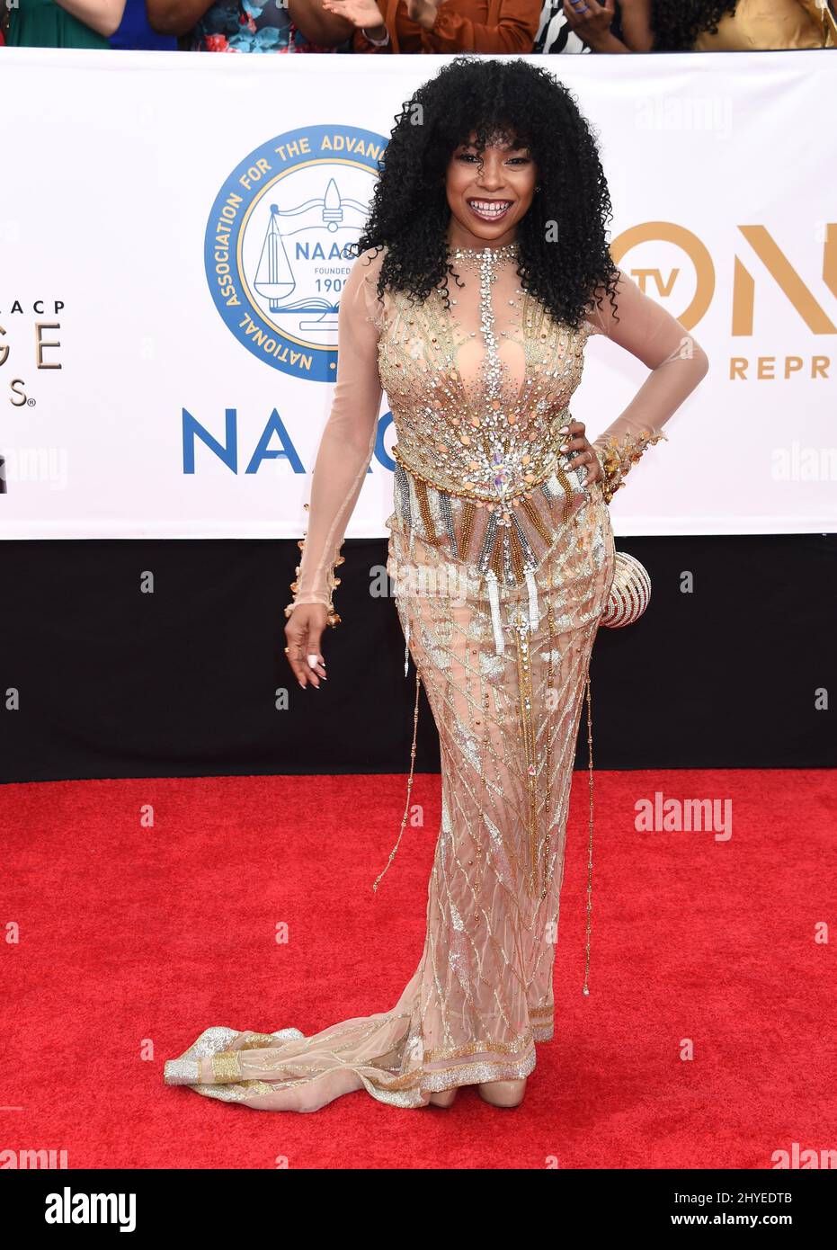 Paula Jai Parker at the 49th NAACP Image Awards held at the Pasadena Civic Auditorium on January 15, 2018 in Pasadena, CA Stock Photo