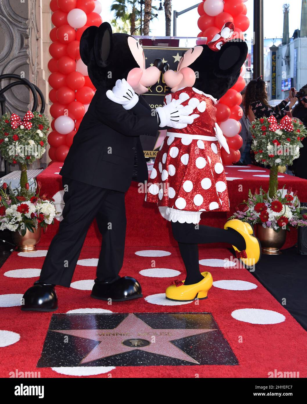 January 22, 2018 Hollywood, CA Mickey Mouse and Minnie Mouse Stock Photo