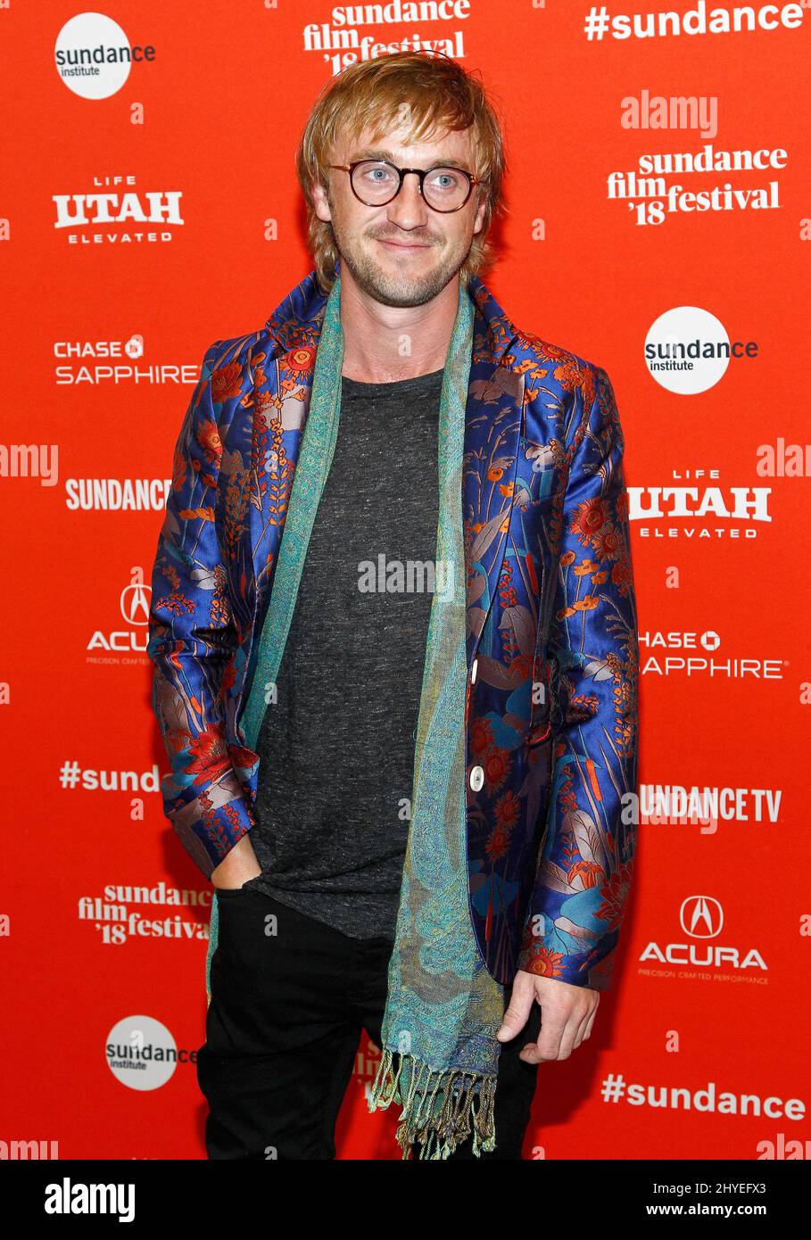 Tom Felton at the premiere of "Ophelia" during the 2018 Sundance Film  Festival held at the Eccles Theatre on January 22, 2018 in Park City, UT  Stock Photo - Alamy