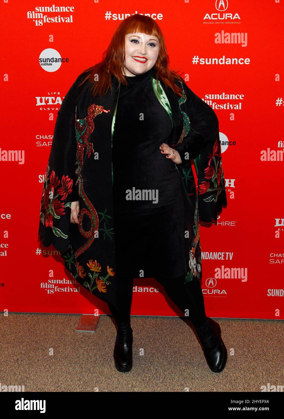 Beth Ditto at the premiere of 'Don't Worry, He Won't Get Far On Foot' during the 2018 Sundance Film Festival held at the Eccles Center Theatre on January 19, 2018 in Park City, UT Stock Photo
