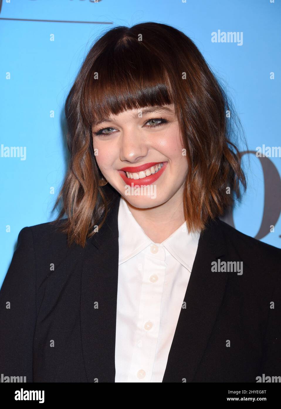 Sadie Calvano arriving for the "Mom" 100th Episode Celebration held at