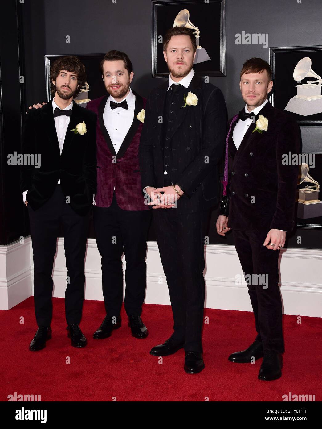 Imagine Dragons at the 60th Annual GRAMMY Awards held at Madison Square Garden on January 28, 2018 in New York, NY Stock Photo