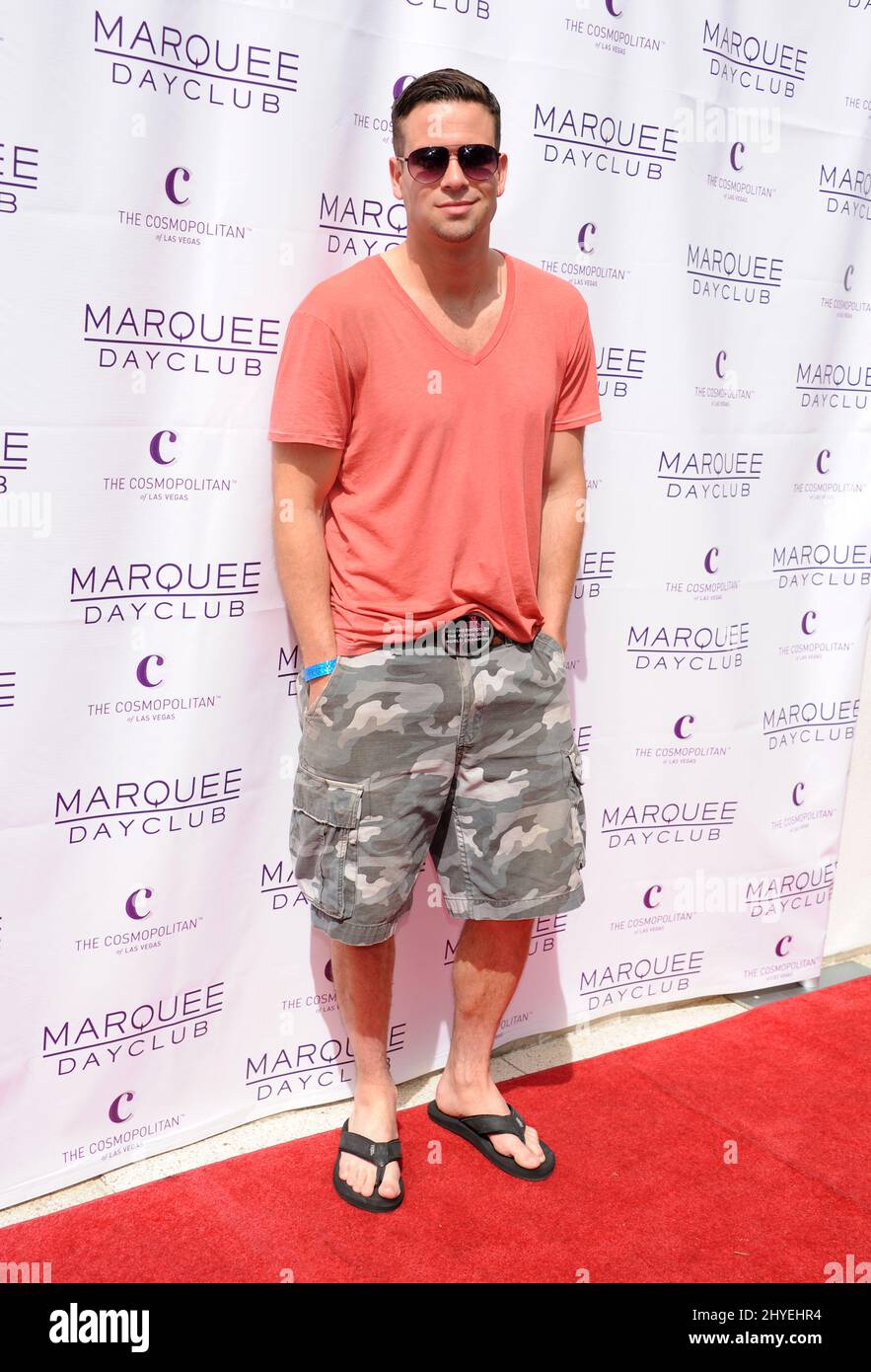 Mark Salling at the Marquee Dayclub Season Grand Opening at The Cosmopolitan of Las Vegas Stock Photo