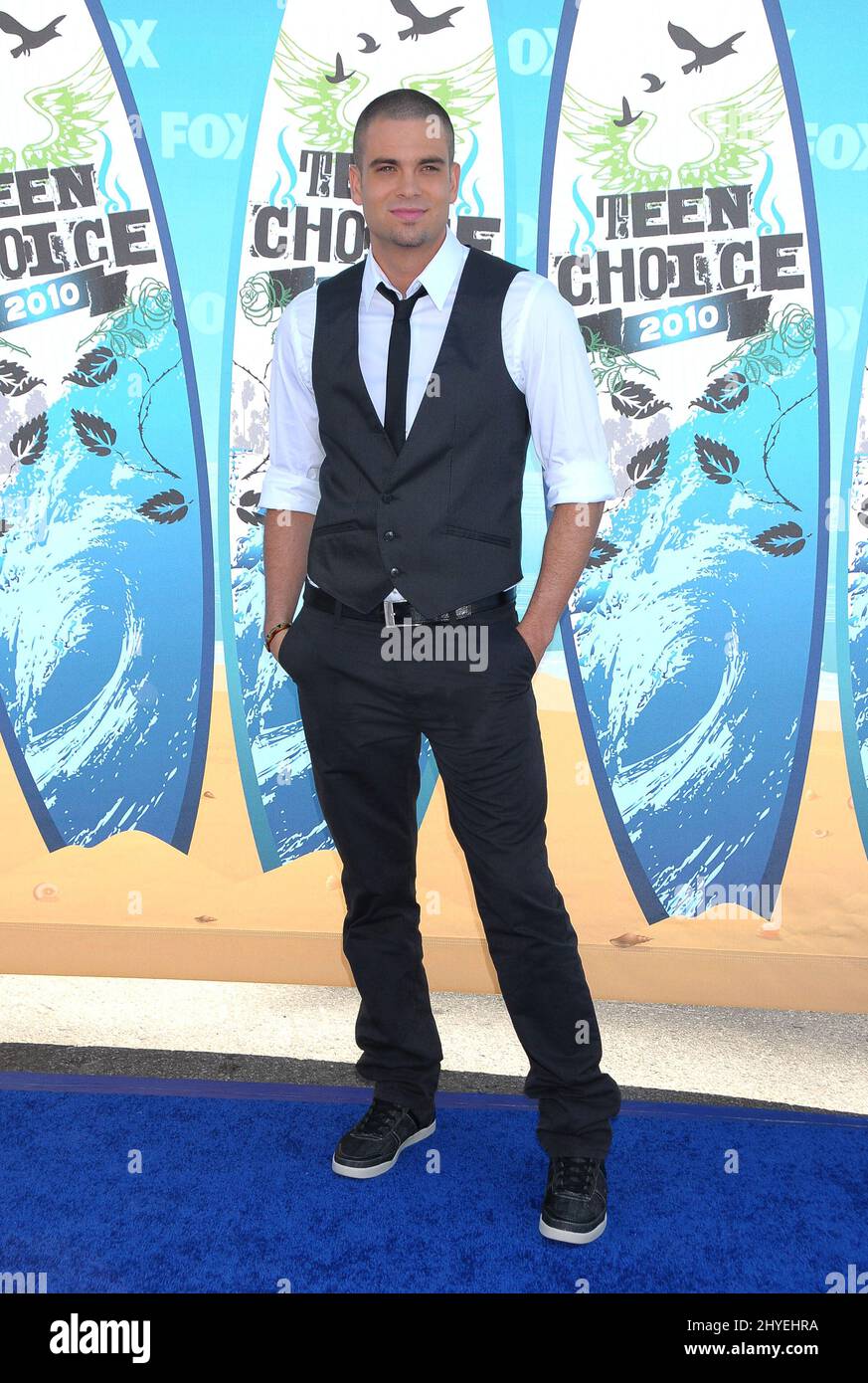 Mark Salling at the Teen Choice Awards 2010 held at Gibson Amphitheatre Stock Photo