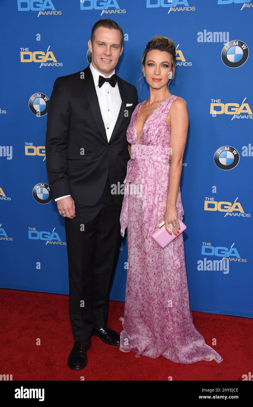 Travis Schuldt and Natalie Zea at the 70th Annual DGA Awards held at