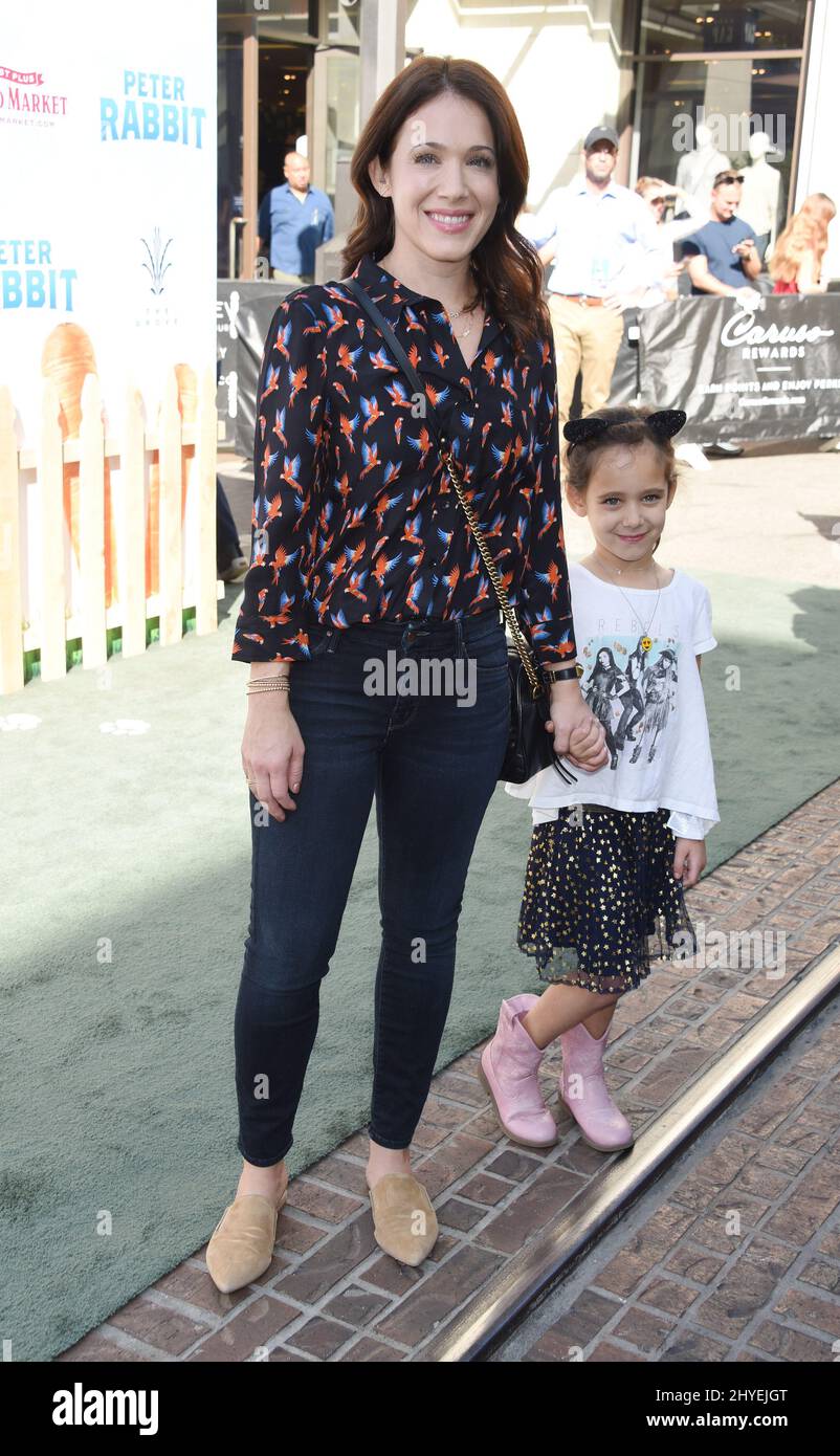 Marla Sokoloff and Elliotte Anne Puro at the "Peter Rabbit" World