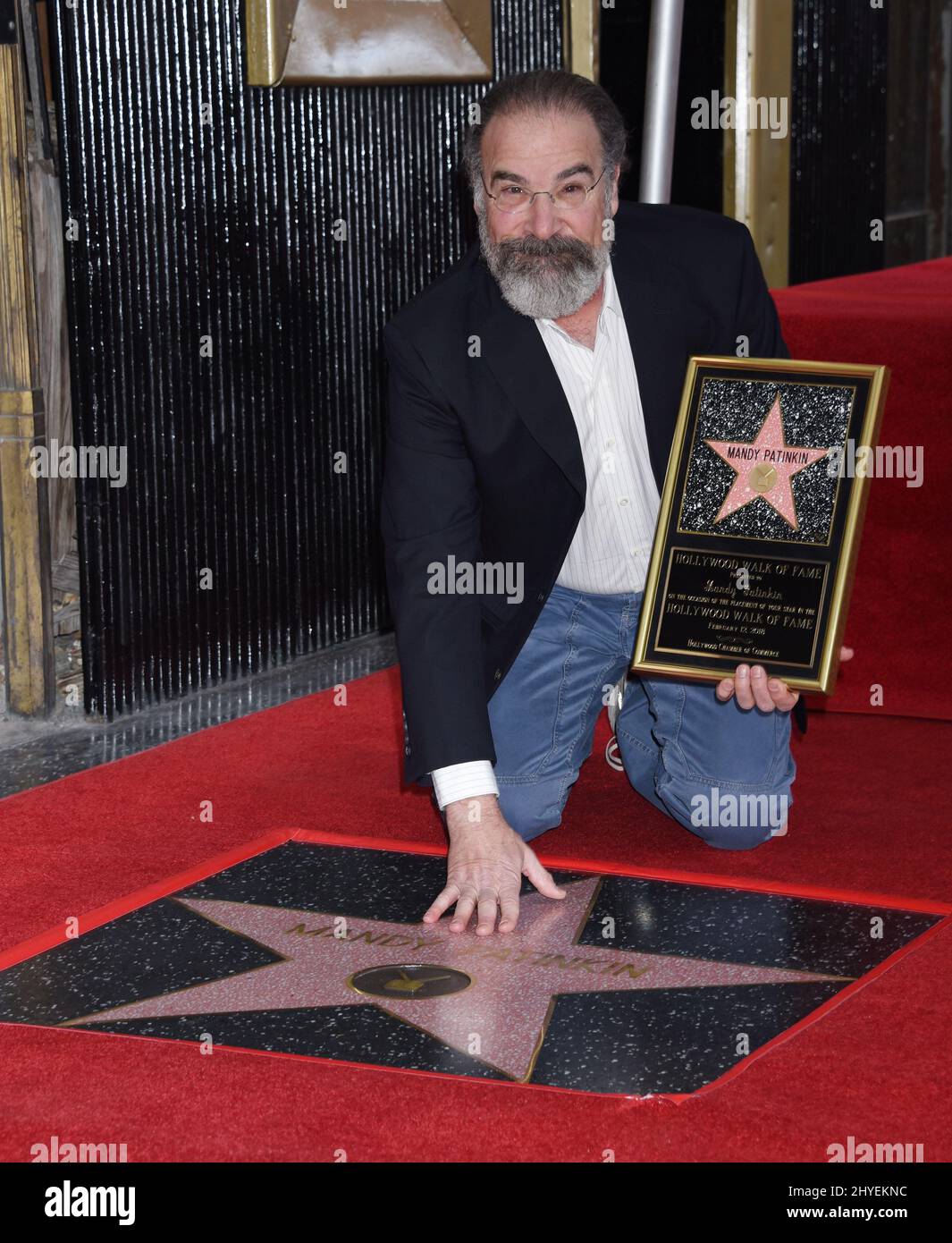 Mandy Patinkin attending a star ceremony in honour of the Mandy