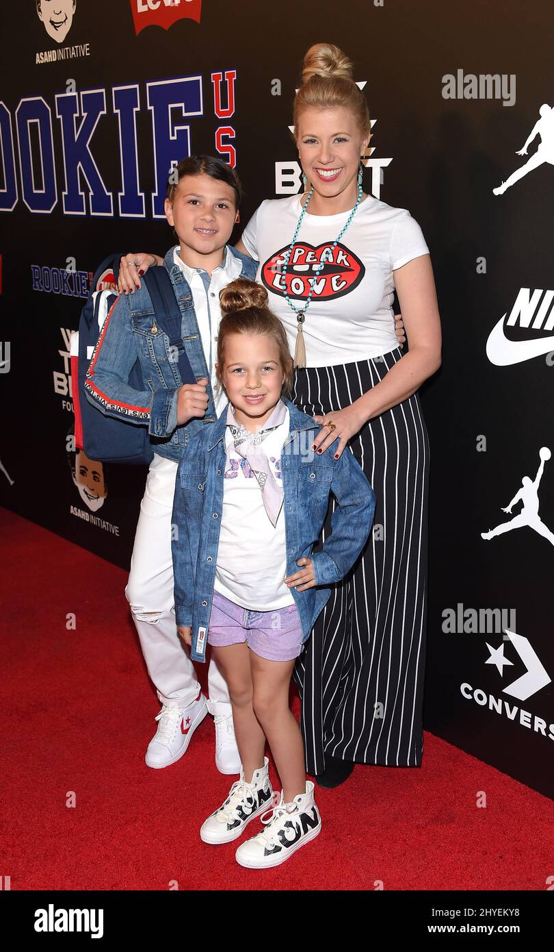 Jada Crawley, Chris Paul and Kids en el Rookie USA Fashion Show 2018  celebrado en MILK