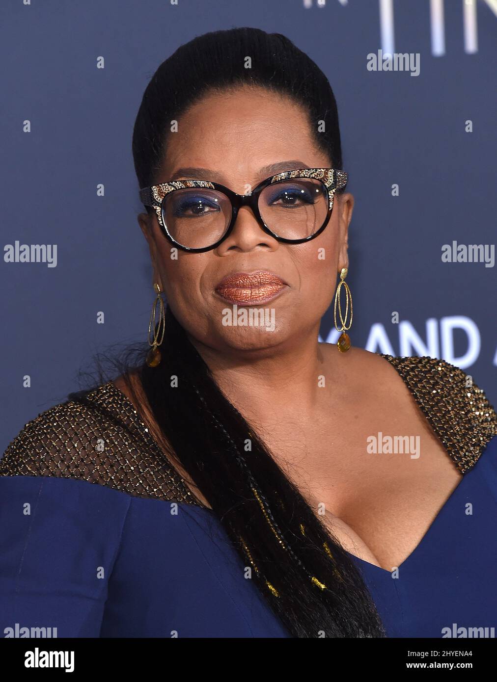 Oprah Winfrey at the world premiere of "A Wrinkle In Time" held at the